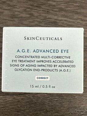 SkinCeuticals A.G.E. Advanced Eye Treatment 0.5oz/15ml NEW SEALED in BOX